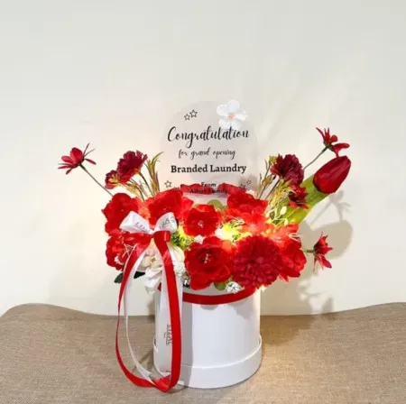 Bloom Box Akrilik Ucapan Grand Opening Alor